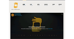 Desktop Screenshot of icon-international.tv